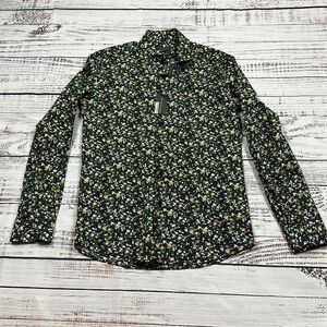 NWT Grand Frank Stockholm floral button down shirt medium